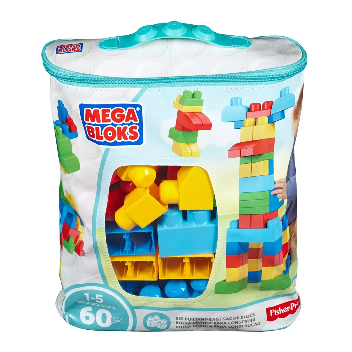 Конструктор MEGA BLOKS First Builders Big Building Bag Photo 38
