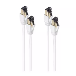 Сетевой кабель ShiverPeaks BS08-41076-2 10м Cat8.1 F/FTP Белый