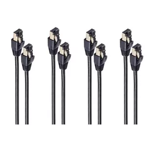 Сетевой кабель ShiverPeaks BS08-41065-4 Cat8.1 7.5м F/FTP Черный