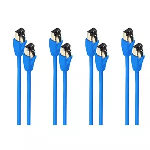 Сетевой кабель ShiverPeaks BS08-41061-4 Cat8.1 7.5м F/FTP Синий