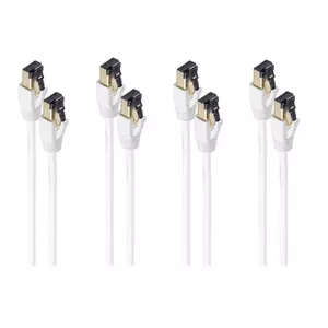 Networking Cable ShiverPeaks BS08-41036-4 Cat8.1 2m F/FTP White