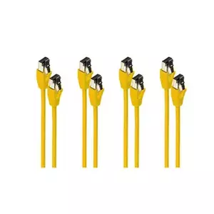 Сетевой кабель ShiverPeaks BS08-41012-4 0.5м Cat8.1 F/FTP Желтый