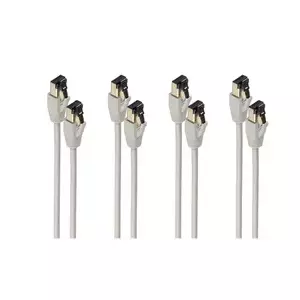 Сетевой кабель ShiverPeaks BS08-41010-4 0.5м Cat8.1 F/FTP Серый
