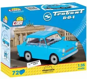 Конструктор Cobi Trabant 601 — 72 детали, миниатюрная модель автомобиля