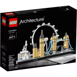 LEGO Architecture London 21034 building set — 468 pieces, city landmarks model