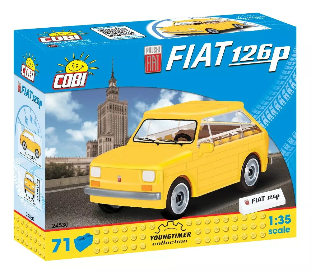 Mēroga modelis Cobi Fiat 126p 1:35