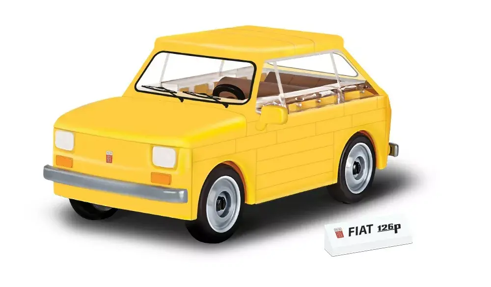 Cobi Fiat 126p 1:35 scale model kit Photo 4