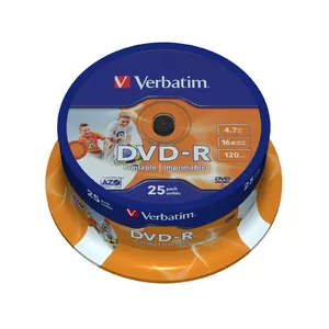 Verbatim 43538 kompaktdisks DVD 4,7 GB DVD-R 25 pcs