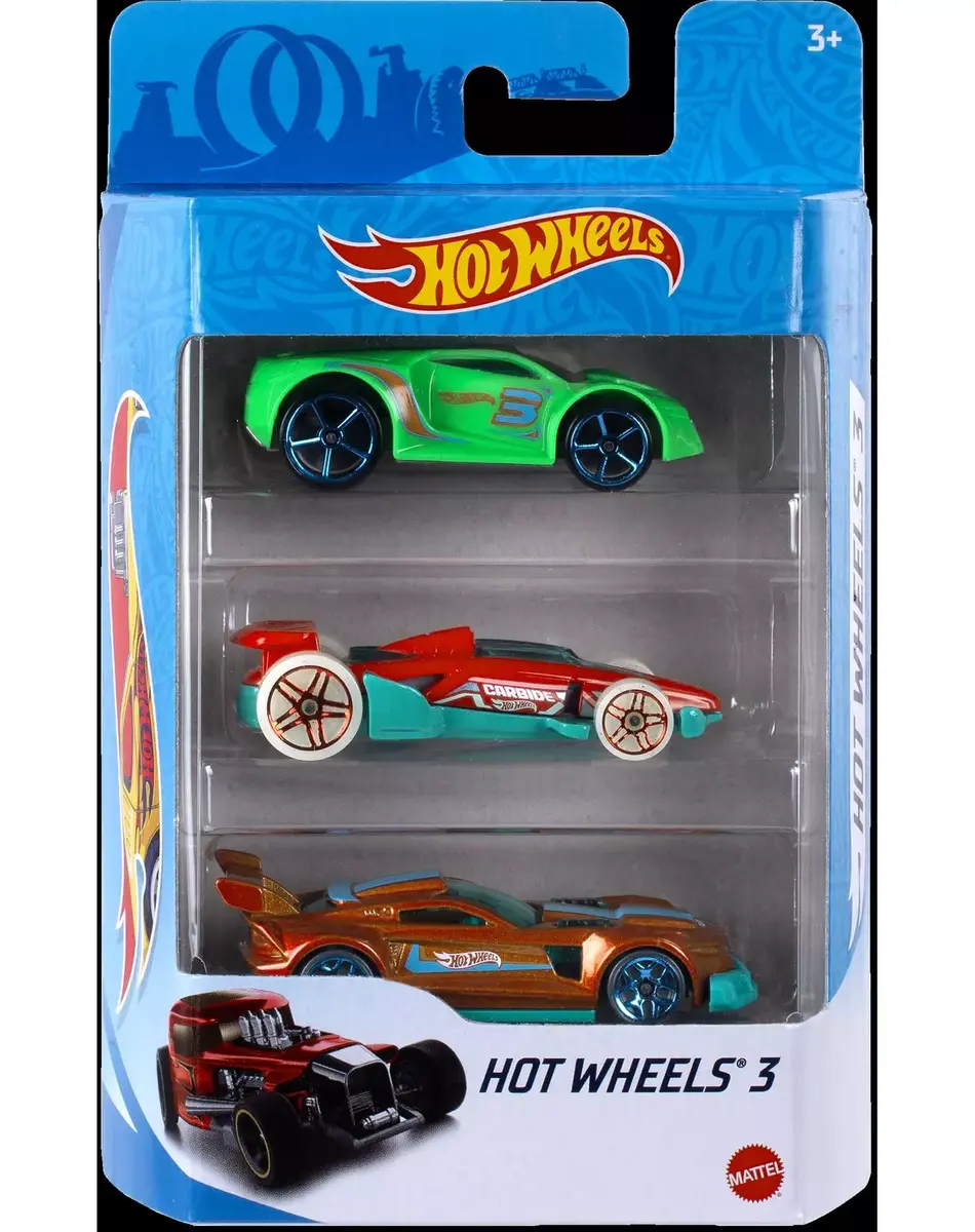 Vehicle set Hot Wheels Basic Car 3 Pack 2022 Mix 11 - 21A Photo 5
