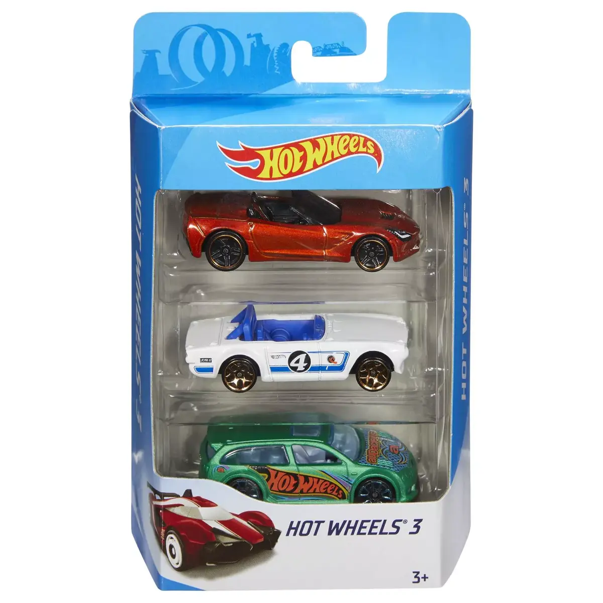 Vehicle set Hot Wheels Basic Car 3 Pack 2022 Mix 11 - 21A Photo 6
