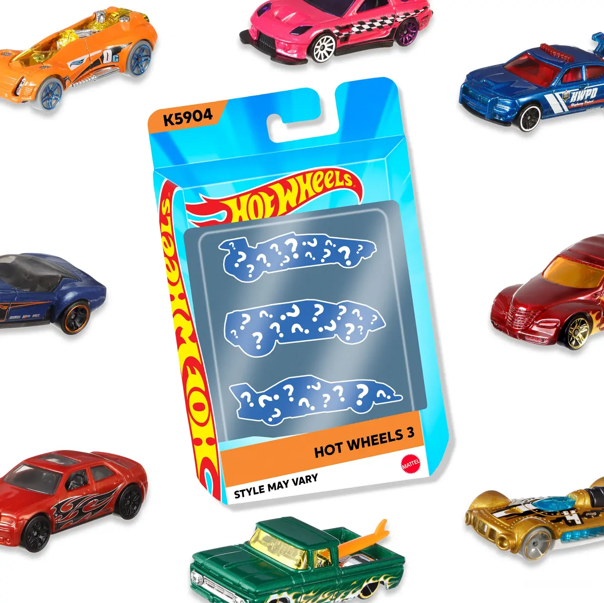 Hot Wheels 1:64 mēroga rotaļu automašīnu