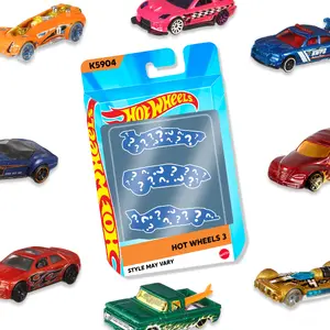 Hot Wheels 1:64 Scale Toy Cars and Trucks 3-Pack Assorted Metal and Plastic Vehicle Set for Kids Aged 3 to 99