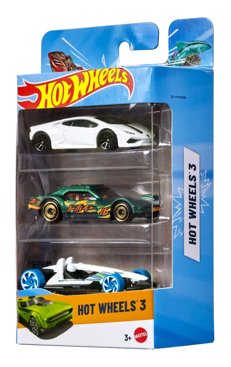 Hot Wheels 1:64 mēroga rotaļu mašīnu 3 gab. komplekts Photo 7