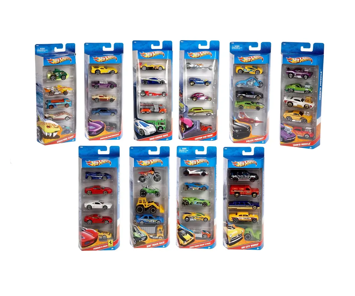 Transportlīdzekļu komplekts Hot Wheels 5-Car Pack Assortment Photo 11
