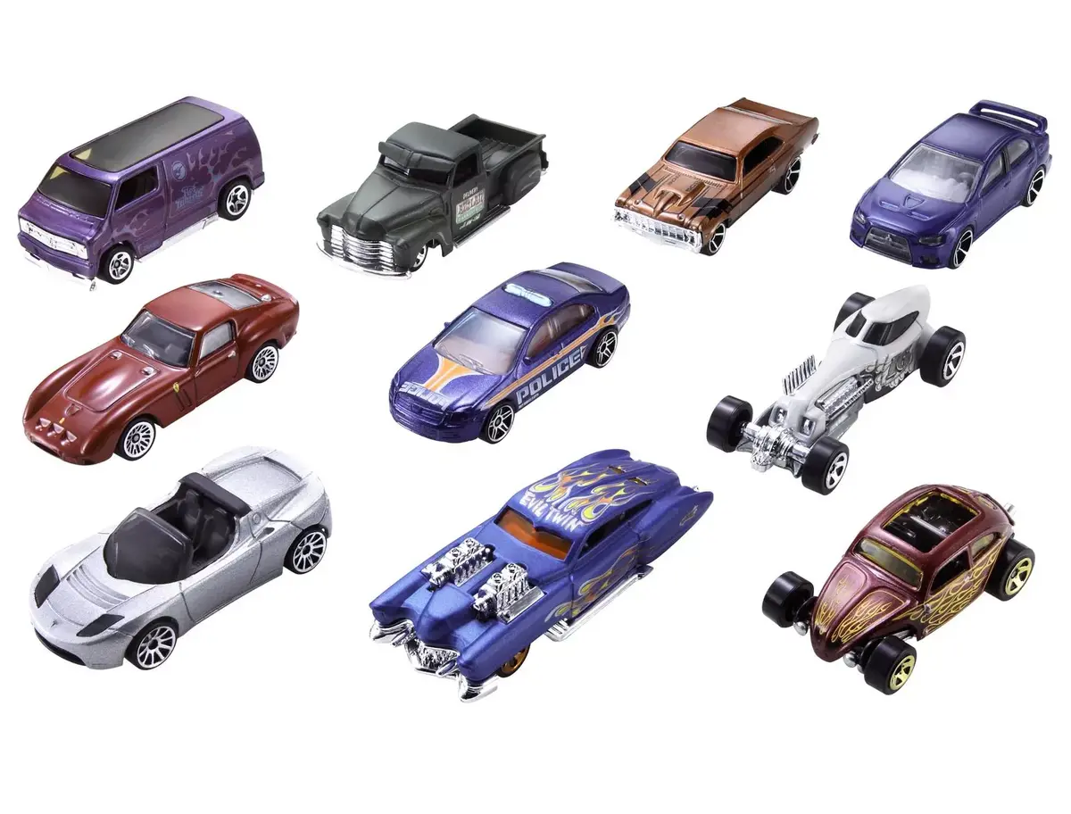 Transportlīdzekļu komplekts Hot Wheels 10 Photo 2