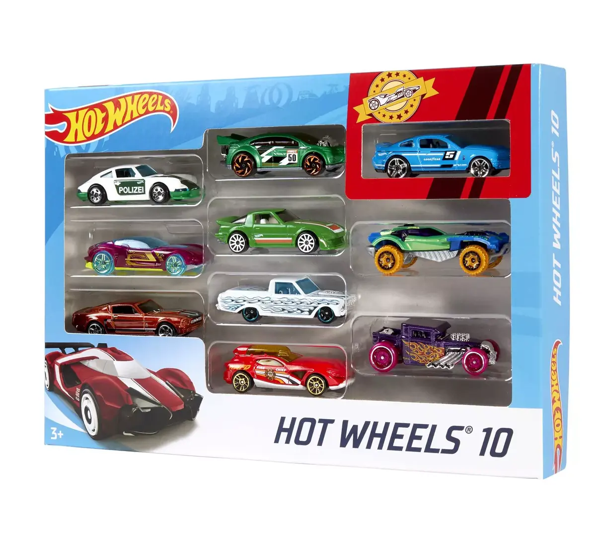 Transportlīdzekļu komplekts Hot Wheels 10 Photo 4