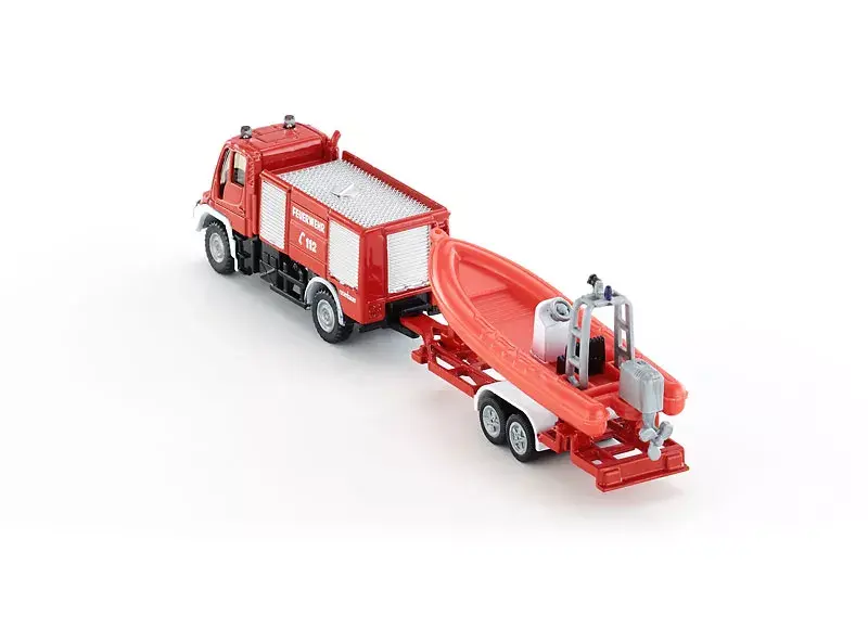 Siku Unimog пожарный автомобиль с лодкой S-1636 Photo 3
