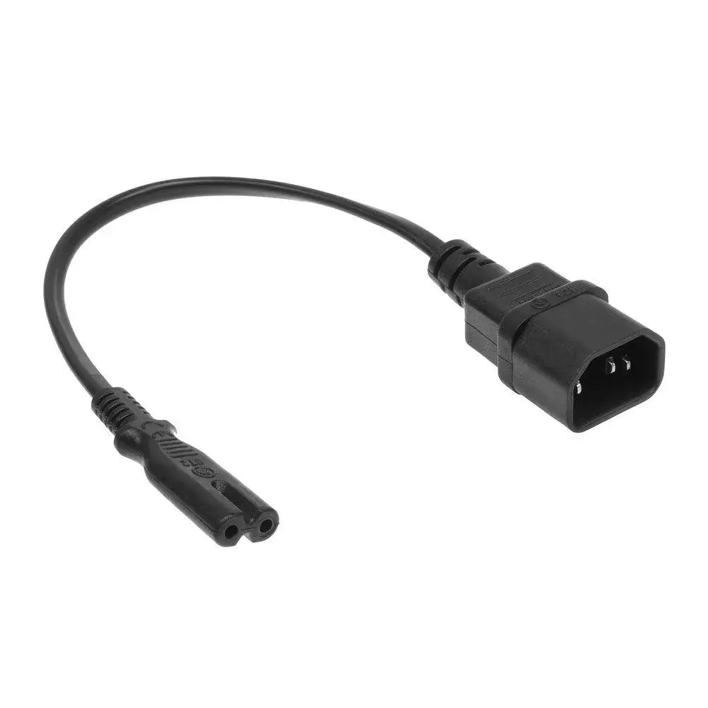 Power Cord C14 - C7 black 0.2 m ACT Photo 2