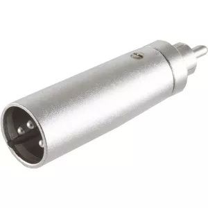Audio pārveidotājs ShiverPeaks XLR (vīrietis) uz RCA (sieviete) BS55060, balansēta uz nebalansētu savienojumu