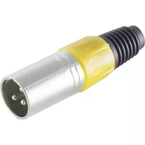 XLR-разъем ShiverPeaks BS55002-S Black, 3-контактный мужской аудиоразъем