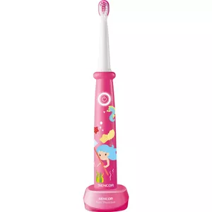 Electric children's toothbrush SENCOR SOC0911RS — up to 26,000 vpm, 2 programs, IPX7, replaceable heads