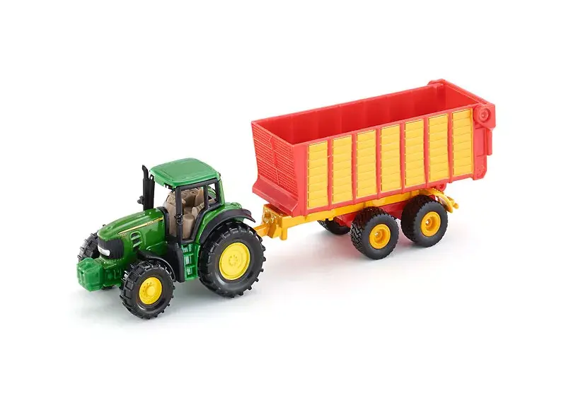Игрушечный трактор Siku John Deere с прицепом S-1650 Photo 2