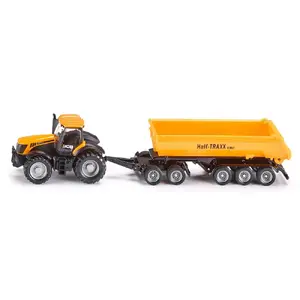 Модель трактора Siku JCB S-1858 с прицепом и самосвалом