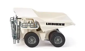 Модель карьерного самосвала Siku Liebherr T 264 — металл и пластик, чёрно/белый, от 3 лет