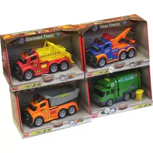 Mechanical toy set Dickie Małe pojazdy miej skie 4 rodz. – 4 small city vehicles, mechanical