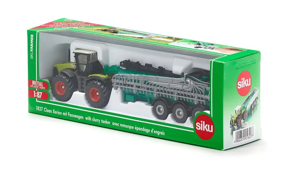 Siku 1827 Traktors ar cisternu mēroga