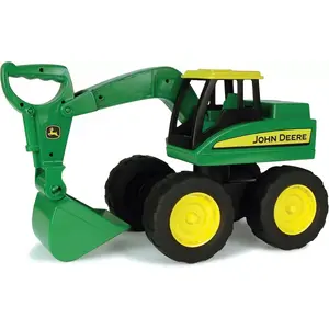 Игрушечный экскаватор TOMY Tomy John Deere Big Scoop Excavator, пластик, зелёно‑жёлтый, 3–10 лет