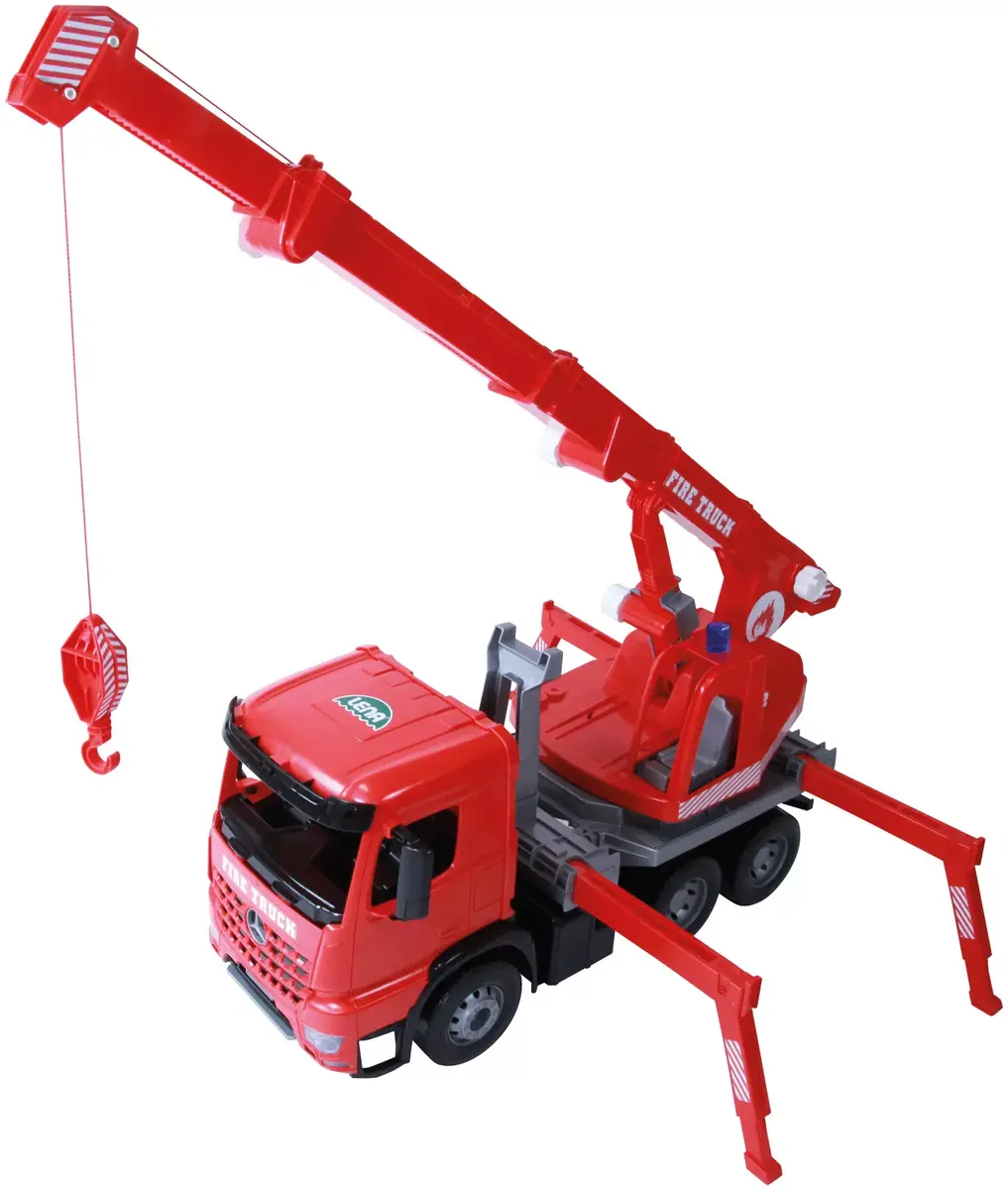 Модель крановоза Lena GIGA TRUCKS Fire Crane truck Arocs Photo 9