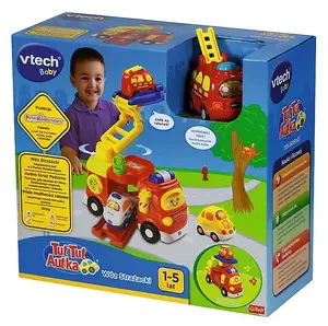 VTech Tut Tut Cars Fire truck toy vehicle, interactive preschool playset