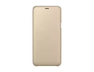 Чехол-книжка Samsung EF-WA605 для Galaxy A6+ золотистого цвета