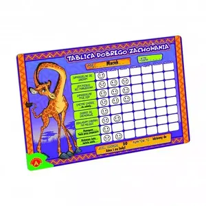 Small behavior chart board Alexander model 1545 — wall/desk chart for tracking child behavior