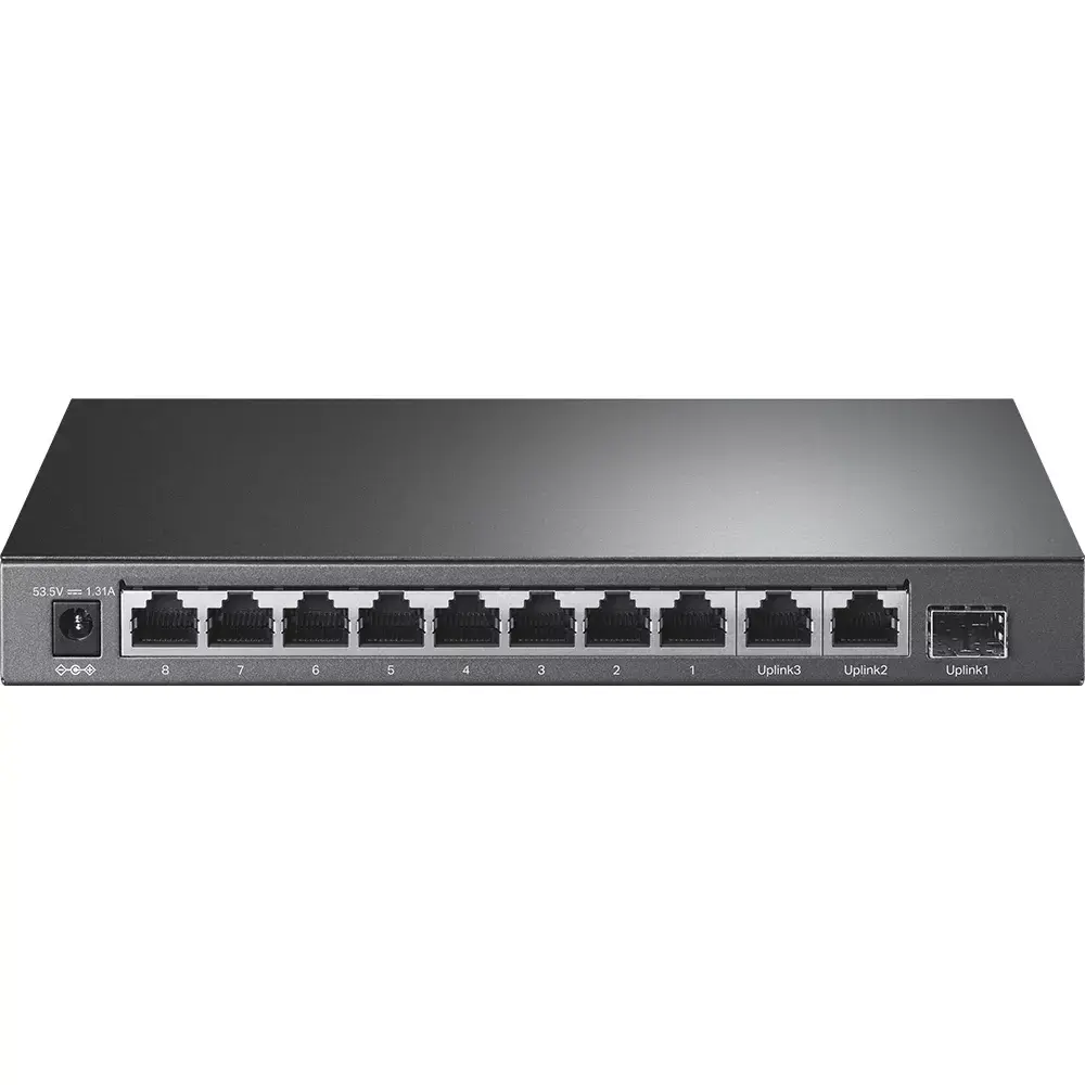 TP‑LINK TL‑SL1311P 8×10/100 + 3×Gigabit PoE+ slēdzis Photo 2