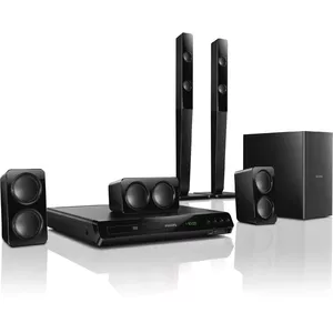 Home theater system Philips HTD3540/12 – 5.1 channels, 300 W RMS, DVD tray, Dolby Digital, FM, black