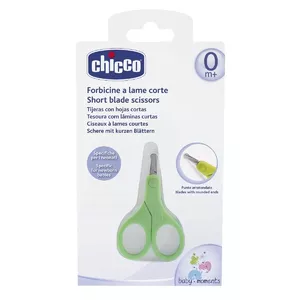 Bērnu nagu šķēres/knipsis CHICCO 05913 zaļš, nerūsējošā tērauda asmens, 1 gab.