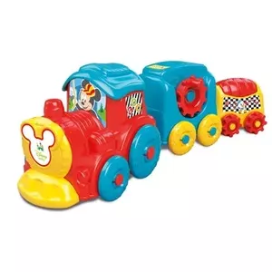 Ride-on toy Clementoni 17168 rocking train 12 wheels Blue Red Yellow