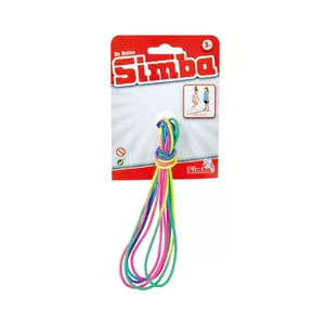 Jump rope SIMBA Rubber Twist for children, rubber multicolour, age 5–12