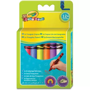 Crayola Mini Kids - 16 Triangular Crayons