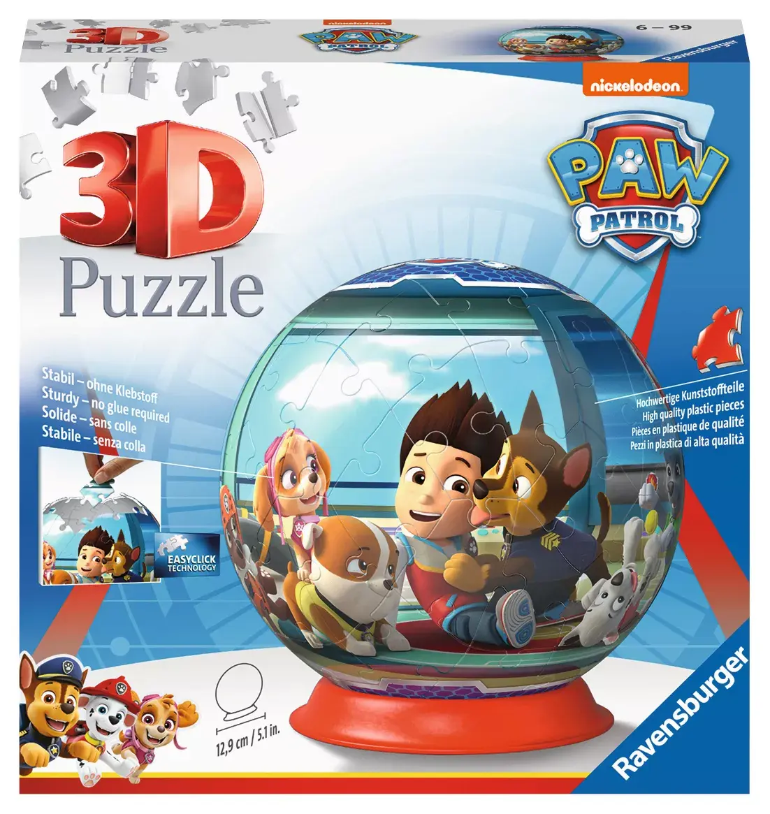 3D Puzle Ravensburger Paw Patrol 72PC Photo 2