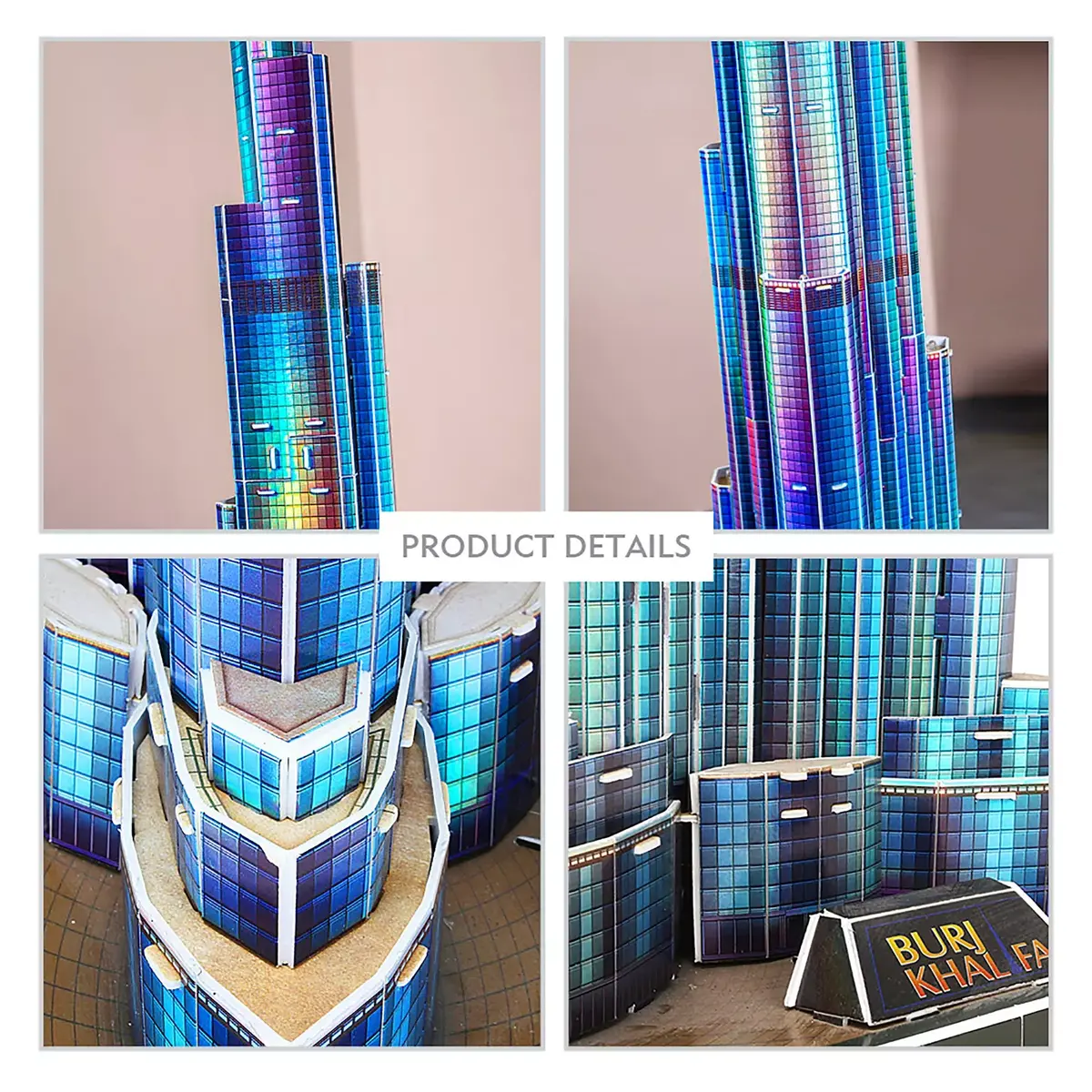 3D Puzle CubicFun Burj Khalifa LED Photo 3