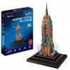 CubicFun Empire State Building 3D Puzzle with LED Photo 2