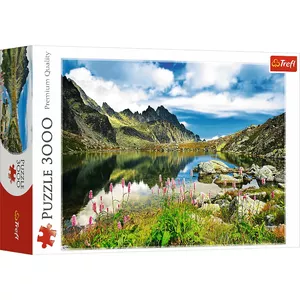 Puzle TREFL Starolesnianski Pond, Tatras, Slovākija — 3000 gab., platums 850 mm