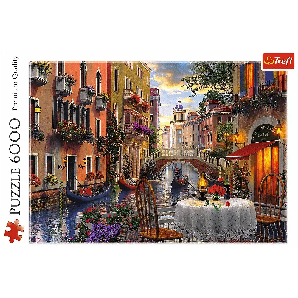 TREFL Romantic supper puzle — 6000 gab. Photo 2