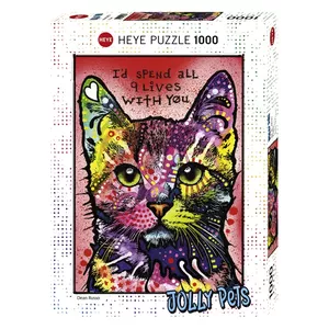 Heye 9 Lives Puzle 1000 pcs Māksla