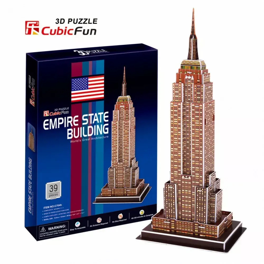 Cubicfun Empire State Building 3D Puzzle DA-20704 Photo 4
