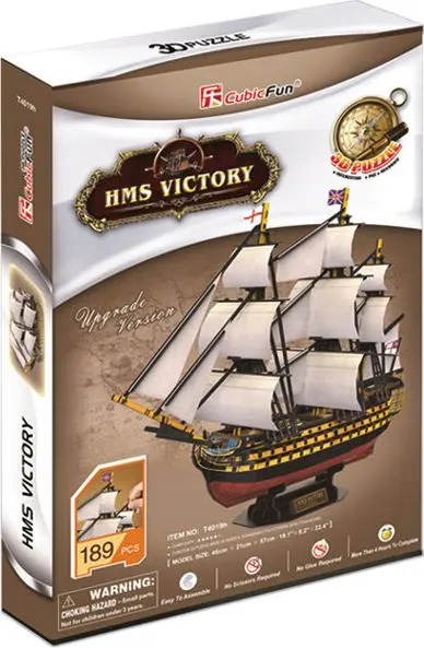 3D puzzle CubicFun HMS Victory Photo 2