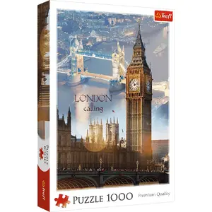 Пазл TREFL London at dawn — 1000 деталей, размер собранного 480×680 мм